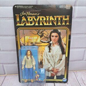 Sarah 3.75" action figure Jim Henson Labyrinth Worm Peach, Sealed Cardback